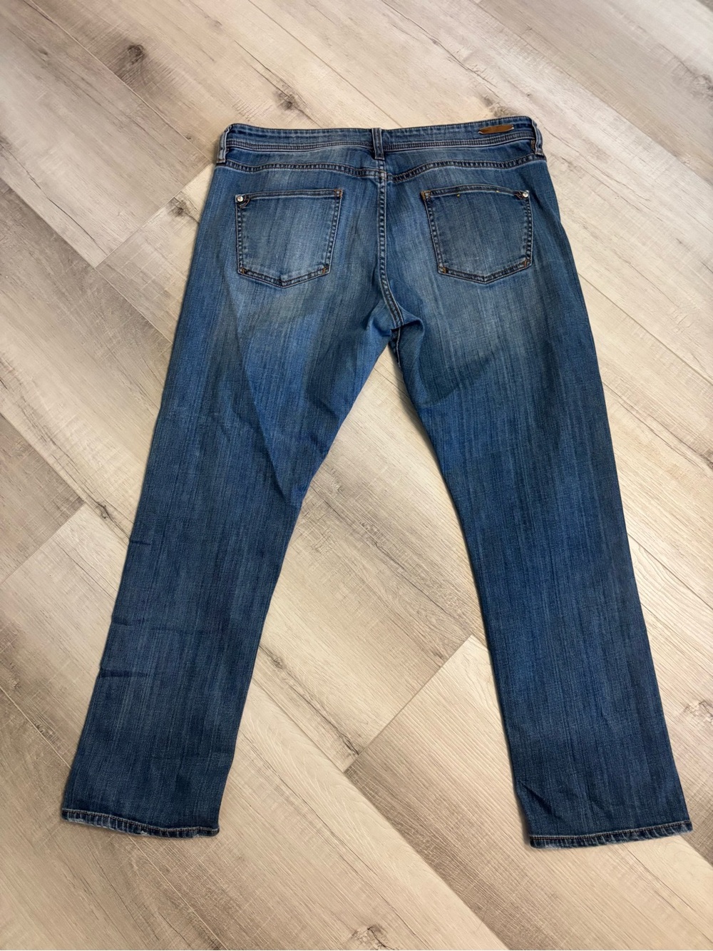 Pilcro and the Letterpress Hyphen Jeans Women’s Size 32 Medium Wash Straight Leg - Picture 10 of 11